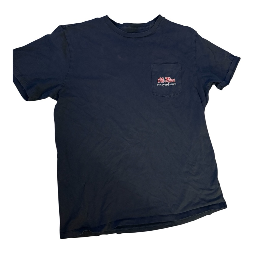 Vineyard Vines Size Medium Short Sleeve Tee Ole Miss College TShirt
